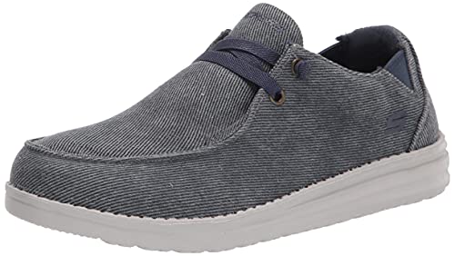 Skechers Kids Boy's MELSON-Raymon Sneaker, Blue, 12.5 Little Kid