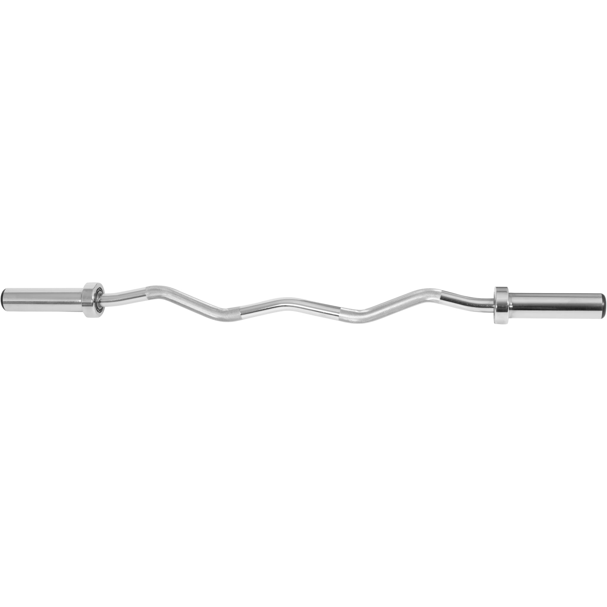 Gorilla Sports Barre curl 50mm avec Stop disques 120cm