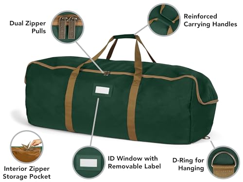 Covermates Keepsakes - Storage Duffel Bag - Heavy Duty Polyester - Reinforced Handles - Closet Storage, Green3