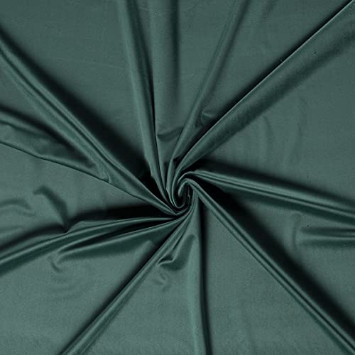 Tissu en velours soyeux émeraude 10m pour rénover vos fauteuils et canapés usés