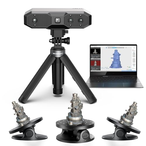 Revopoint Mini 2 Scanner 3D avec plateau tournant et trépied, scanner 3D de précision de 0,02 mm pour imprimante 3D et modélisation, une vitesse de numérisation jusqu'à 16 FPS, anti-shake 9 axes IMU 8 Revopoint Mini 2 Scanner 3D avec plateau tournant et trépied, scanner 3D de précision de 0,02 mm pour imprimante 3D et modélisation, une vitesse de numérisation jusqu'à 16 FPS, anti-shake 9 axes IMU