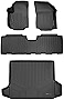 SMARTLINER Custom Fit Floor Mats 2 Rows and Cargo Liner Black Compatible with 2018-2022 GMC Terrain - All Models