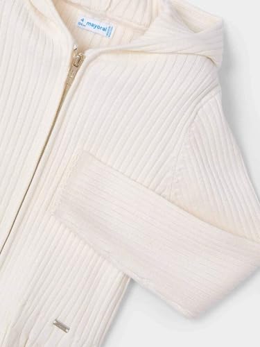 Mayoral Knitting Ribbing Pullover for Girls Bone3