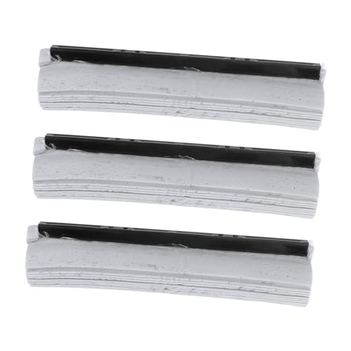 Gatuida 3 Piezas Cabezales de Fregona PVA de Esponja Absorbente con Ranuras Horizontales para Limpieza de Madera Laminado y Baño Recambios Fáciles de Instalar para Fregonas de Parquet y
