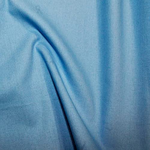 Tissu en coton loisirs créatifs cyan pour illuminer votre décoration intérieure fait main