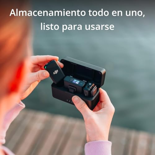Miniatura 2 de Dji Mic 2 Tx 1 Rx Estuche De Carga , Micrófono Lavalier Inalámbrico, 15 Horas De Batería, Cancelación De Ruido Micrófono Inalámbrico Para Pc, Iphone, Grabar Entrevistas, Youtube, Vlogs