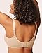 HSIA Minimizer Bras for Women Plus Size, Full Coverage Coolcomfort T Shirt Unlined Bra with Underwire for Heavy Breast, Light Beige 36C