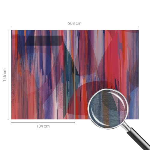Décor mural intissé pose murale facile avec colle incluse 208x146 cm
