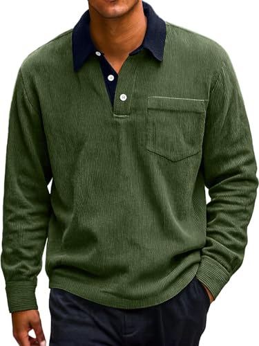 Polo extérieur pour hommes le T-shirt manches longues idéal pour les sorties