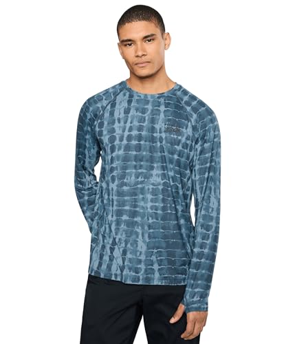 Mountain Hardwear Men's Crater Lake Long Sleeve, Adriatic Blue