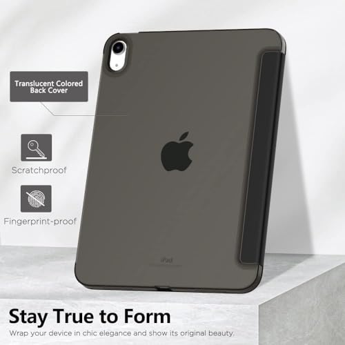 Image of ProElite Cover for Apple iPad (A16) 11th /10th Generation (2025 /2022) Cover Case, Transparent Smart case for iPad 11th /10th Gen 2025 /2022 (Supports Auto Sleep Wake) with Stylus Pen, Ocean Blue