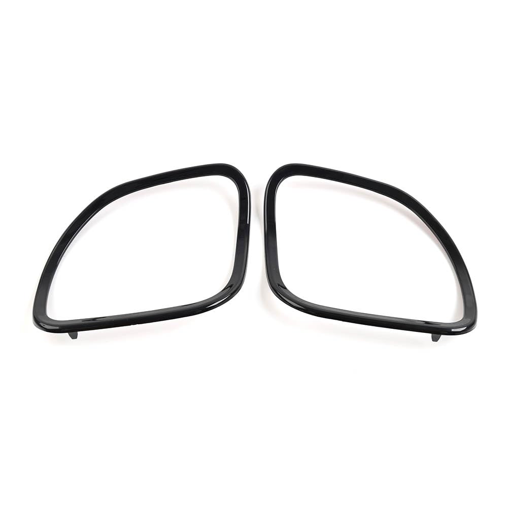 CNxinn10 ABS Plastic Front Speaker Trim Ring Fairing Cover Glossy Black for Harley Road Glide FLTRX/Special FLTRXS 15-23 Ultra FLTRU 16-17 Motorbike