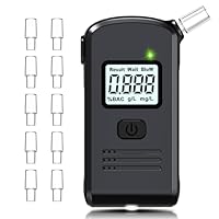 Yeerain Alkoholtester, Professioneller Promillemessgerät mit Digitaler LCD-Anzeige, Tragbarer Alkoholmessgerät für den Einsatz zu Hause oder auf Partys