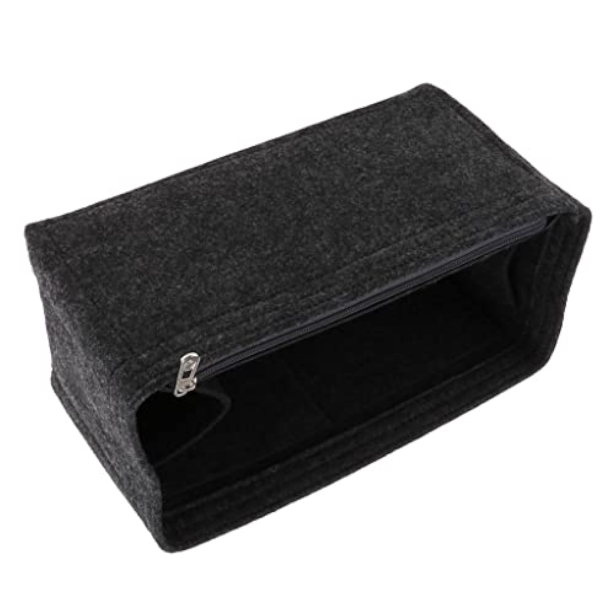 Felt Zippered Handbag Insert Purse Organizer Bag