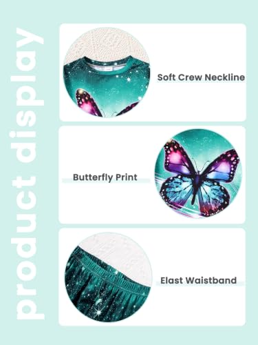 Image of 5-12Y Girls Clothes Summer 2 Piece Outfits Short Sleeve T-Shirts and Shorts Kids Fashion Clothing Sets