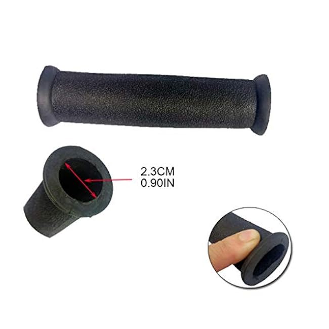 Dumbbell Bar Handle Grips for Weight Lifting - Standard Bar Handle With Chest Grips - Black