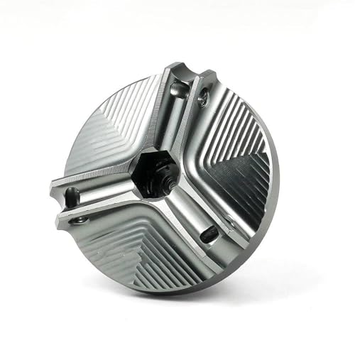 �o�C�N�p �G���W���I�C���t�B���[�v���O�L���b�v�X�N�����[ �ɓK������ TMAX 530 500 560 TMax530 SX DX �ɓK������ �e�b�N�}�b�N�X TMAX560 2022 2023 AJOHBM(Grey,530)