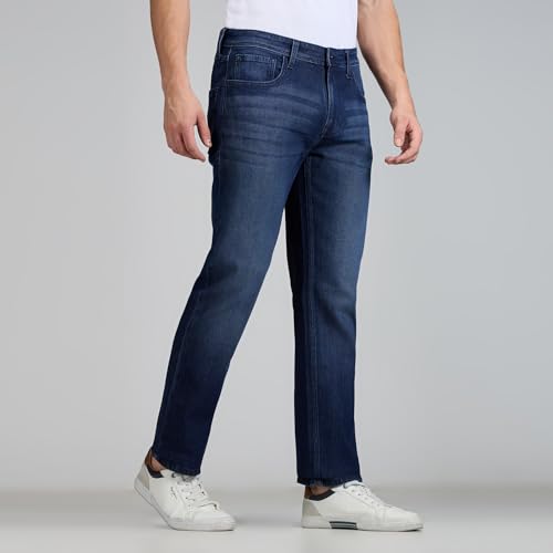 Image of Pepe Jeans Men's Jeans | Straight Fit | Mid Rise | Stretchable