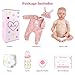 Aori Reborn Baby Dolls Girl - 18'' Realistic Sleeping Newborn - Lifelike Hand-Painted Vinyl Baby Doll with Doll Accessories Set - Weighted Body for Cuddling, for Collectors & Kids 3+