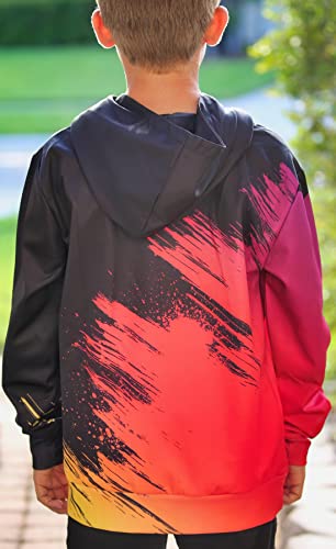 Image of Lovekider Boys Hoodies Sweatshirt Cool 3D Print Pullover with Big Pocket for Kids Fashion Warm Winter 6-16 Years