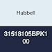 Hubbell 31518105BPK100 Neoprene Replacement Bushing, 0.312"-0.375", Black