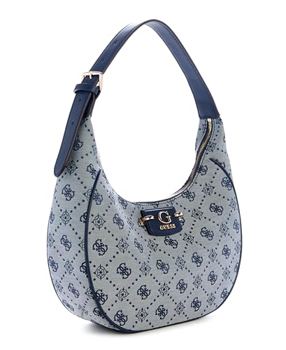 GUESS Neda Hobo Shoulder Bag, Navy Logo2
