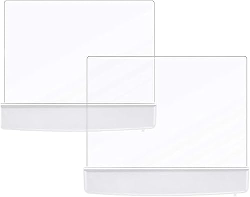 Outus 2 piezas de luces planas para libros, luz de lectura LED, luces nocturnas transparentes, lámpara de lectura, página de luz, marcapáginas