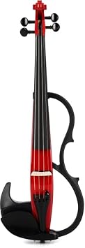 Yamaha Silent Series SV-200 Electric Violin - Red