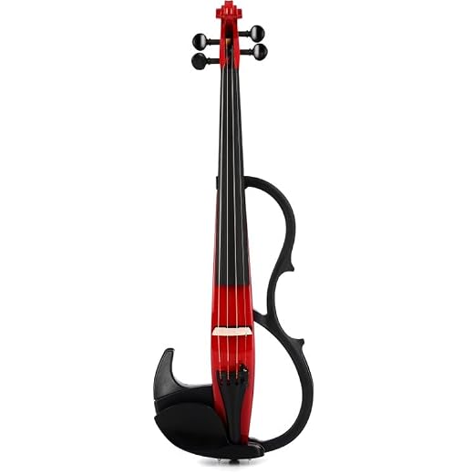 Yamaha Silent Series SV-200 Electric Violin - Red