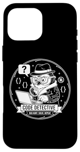 Code Detective �o�O�n���g ���� ���s�[�g �\�t�g�E�F�A QA �G���u���� �X�}�z�P�[�X iPhone 16 Pro Max �p