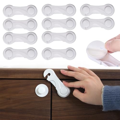 Xinlon 10 Pezzi Blocca Cassetti per Bambini