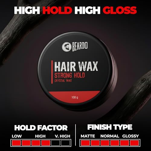 Beardo Cera Fijadora para Cabello 100 gm Brillo miniatura 3