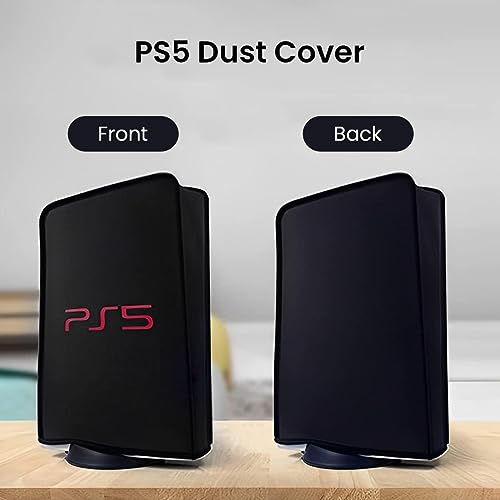 Image of TCOS TECH PS5 Dust Cover Dust Proof Cover Dust Anti Dust Case Mesh Jack Stopper for PlayStation 5 Console Digital Edition & Disc Edition