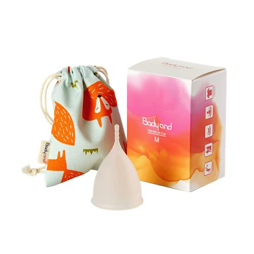 Bodyand Cup J1 (M) - Femmycycle Menstrual Cups | Period Cups Reusable | Period Products | Soft Menstrual Cup Large | Cup Menstrual | Teen Menstrual Cups for Women | Silicone Menstrual Cup