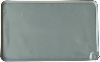 TIGTAK 3D Printer Silicone Slap Mat 480 X 300mm Transfer Silicone Pad for Resin Clean for Anycub Photon S Elegoo Mars Wanhao Monoprice DLP SLA LCD 3D Printer (Grey)