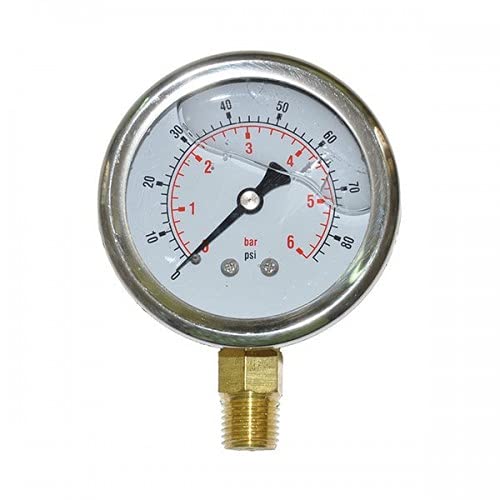 Greenage Water Pressure Meter to Check The PSI of Water Pressure in Garden Irrigation and Domestic Water Supply -Brass -1/4 inch Male Thread-Imported (B018KMGZ6C) Amazon Price History, Amazon Price Tracker