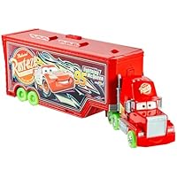 Mattel Disney Pixar Cars Glow Racers Camión de juguete Mack 2 en
