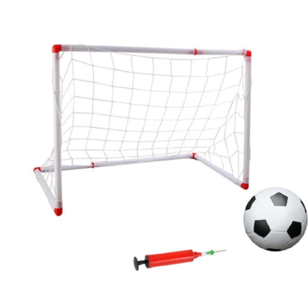 Buy Football goal with Soccer Ball Kit,Kids Playing Plastic Frame
