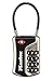 Master Lock 4697DWD Set Your Own Word Combination TSA Approved Luggage Lock, 1 Pack, Colors May Vary