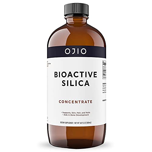 Ojio Bioactive Essential Silica Vegan Collagen Booster | Supports Healthy Collagen and Elastin Production for Glowing Skin | Hair | Nail | Joint and Bone Support - 500ml Ojio Bioactive Essential Silica Vegan Collagen Booster | Supports Healthy Collagen and Elastin Production for Glowing Skin | Hair | Nail | Joint and Bone Support - 500ml