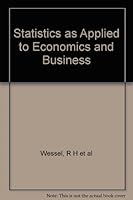 Statistics as Applied to Economics and Business B003JK5QEI Book Cover