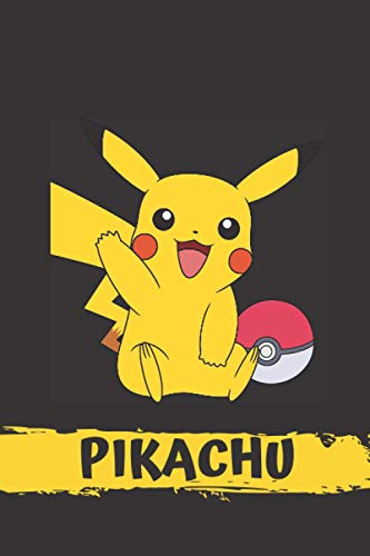 Pikachu: Blank Lined Paper Notebook Journal, Pikachu,Workbook for Kids, Teens, Students for Back to School and Home College Writing