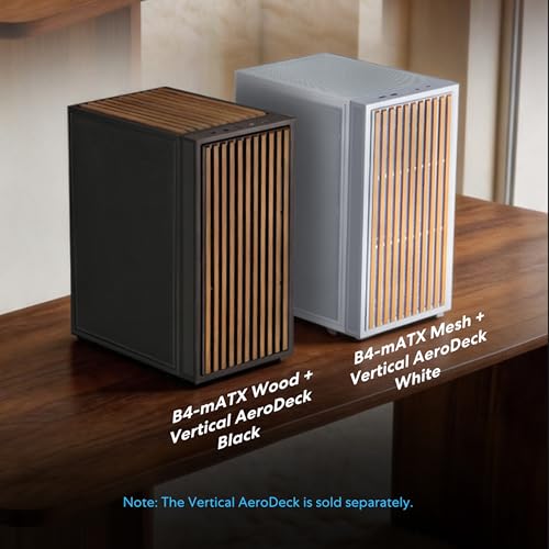 Image of Lian Li B4-mATX Vertical AeroDeck | Enhanced Airflow Accessory for Vertical Setup - Black (B4-1X)