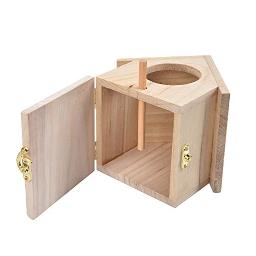 image for Tfwadmx Wooden Bird House, Hanging Birdhouse for Outside, Garden Patio