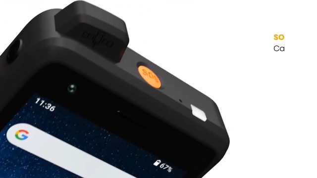 UNIWA F400 Smartphone Rugged 4G LTE Con Zello, Android 15, 4GB+64GB, IP65, Batteria 4350mAh, GPS E PTT