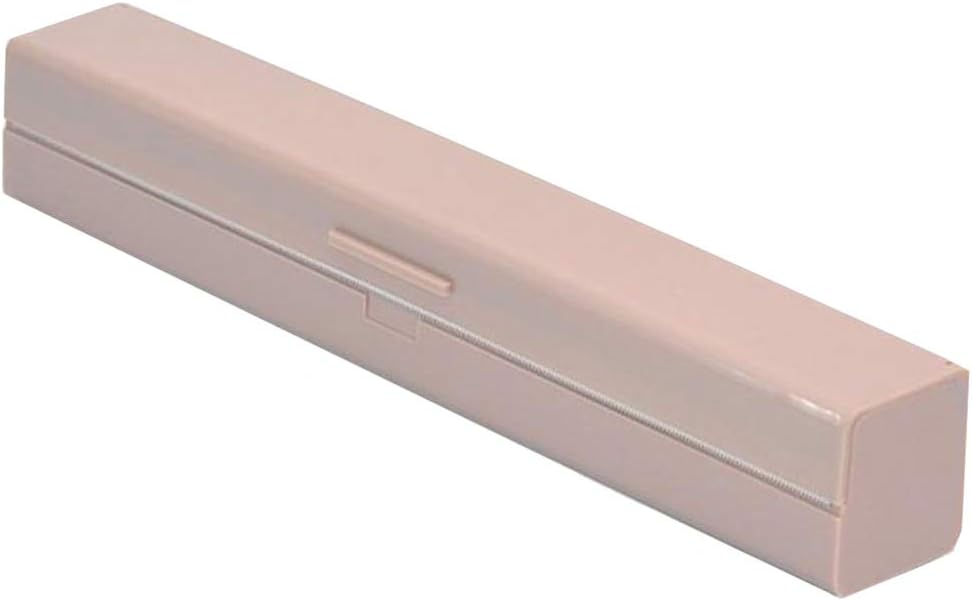Wrap Dispenser & Cutter, Cling Film Wrap Dispenser, Food Wrap Dispenser, 5 x 5 x 32 cm PP Plastic Wrap Dispenser for Cling Film, Tin Foil, Home Kitchen, Restaurant (Pink)