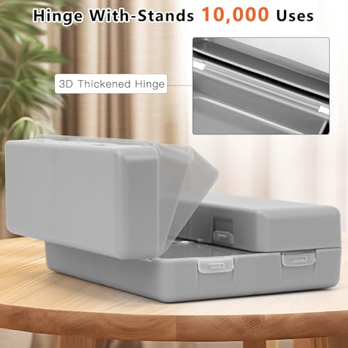 Image of FYY Travel Pill Organizer, Pill Box Medicine Case-2pcs Grey