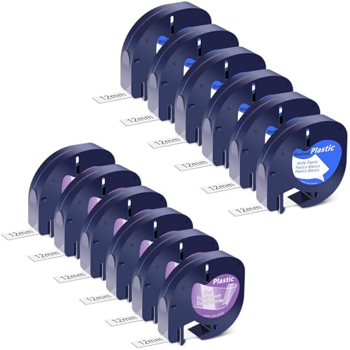 Ruban Dymo Letratag 12mm pour organiser la cuisine et les boîtes de rangement de la maison