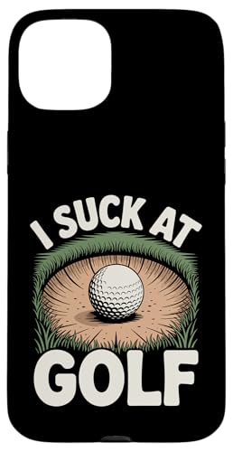 I Suck At Golf Joke ʔSt s Ȓj St X}zP[X iPhone 15 Plus p