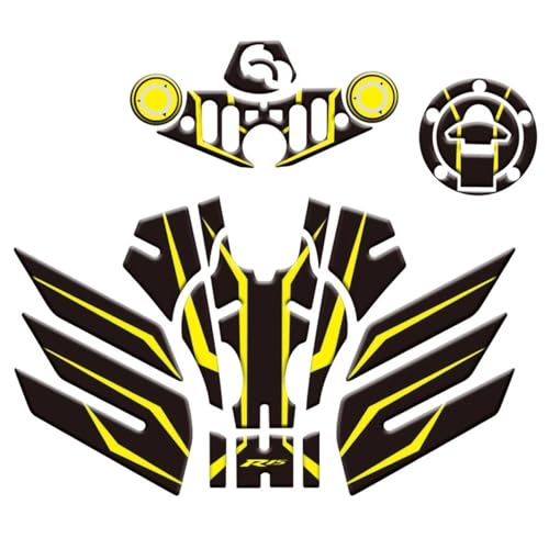 Autocollant de protection réservoir moto pour Yamaha YZF-R15 V3
